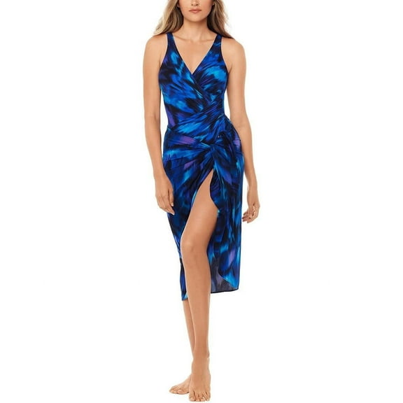 Miraclesuit Womens Nuage Bleu Long Sarong, S/M