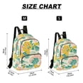 thumbnail image 2 of FORMRS Mini Backpack Purse for Women Travel Daypack Casual Shoulder Bag, Floral Wave, 2 of 7