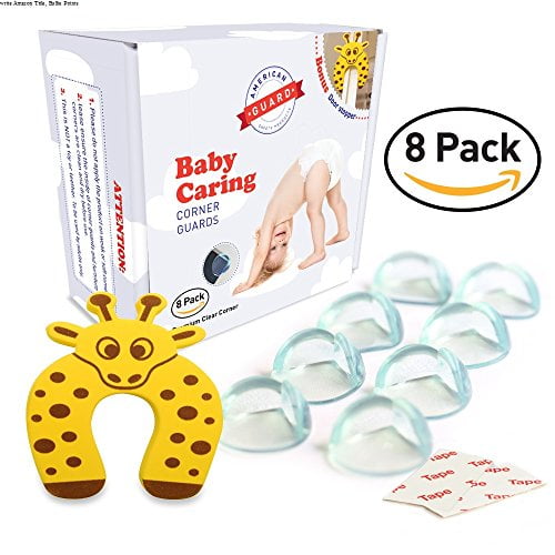 Children Safe Protect Baby Caring Corners 8-pack Premium Clear Corner Guards 