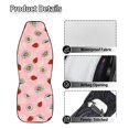 thumbnail image 5 of Chririnla Protective Car Seat Covers for Automotive, Polyester Fabric Elastic Auto Front Seat Covers, Strawberry Daisy Print 2 Piece Set for Women, 5 of 7