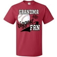 thumbnail image 3 of Inktastic Grandma and Biggest Fan- baseball family fan T-Shirt, 3 of 5