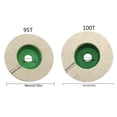thumbnail image 3 of lanema 6Pcs Wool Polishing Wheel Disc Buffing Wheel for 95/100 Angle Grinder Wool Felt, 3 of 9