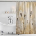 thumbnail image 2 of Dandelion Floral Shower Curtain Set - 72" x 78" Washable Bathtub Curtain with 12 Hooks, Country Spring Pastoral Flowers Plants Waterproof Fabric Stall Shower Curtains for Bathroom/Bathtub Décor, 2 of 6