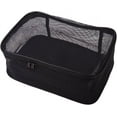 thumbnail image 2 of Assorted Size Cosmetics Travel Bag - Black Mesh Make Up Bag/Organizer - 3PC set, 2 of 6
