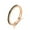 Rose Gold&Black, variant on 2MM Titanium Steel Tail Ring Silver/Rose Gold Women White/Black Size 6-11