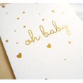 thumbnail image 4 of Tarjeta de felicitación CHRIZ.Z Oh Baby! Baby Shower con sobre de papel kraft, 4 of 4