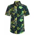 thumbnail image 2 of Camisas gráficas de hojas tropicales y aguacates para hombre, ropa con estampado 3D, camisa hawaiana de playa, blusas Y2K de manga corta, ropa con solapa, 2 of 5