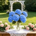 thumbnail image 6 of Artificial Hydrangea Flowers Real Touch Faux Hydrangea Blooms For Home Decor Wedding Arch Bouquet Bridal Handheld Party Floral Supply, 6 of 6