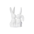 thumbnail image 2 of Easter Handmade Ceramic Rabbit Flower Ornament, Cute Multi-Posture Glossy Texture, Safe Burr-Free, Multi-Size Versatile, for Easter Home Tea Art Ceremony Desktop Windowsill Fireplace Decor, 2 of 6