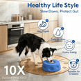 thumbnail image 3 of Interactive Dog Lick Bowl with Ball - 1 Cup Slow Feeder & Lick Mat Alternative Puzzle Toy for Liquid Treats, Blue, 3 of 9