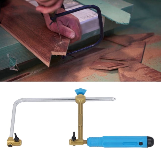 Hand Bow Saw Set, 100mm Saw Frame Kit Metal Structure for Wood Plastic Acrylic Sheet