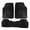 Black, variant on CAR GRAND Rubber Car Floor Mats, All Season All Weather Waterproof Automotive Mats Full Set 3 Pieces, Trim to Fit for Cars Sedans SUVs Trucks, Anti-Slip Easy Clean, All Black