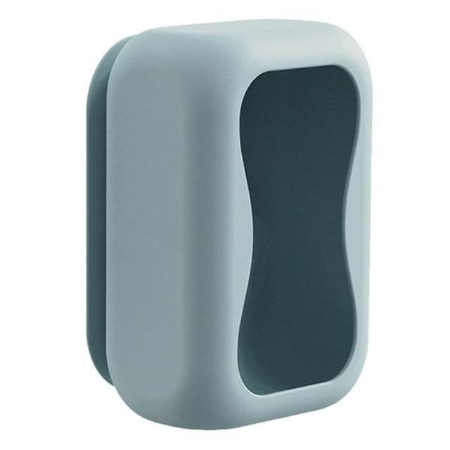 Suction Tissue – Rectangle Paper Container Silicone Wall Mount Holder | Space Saving Tissue for Bedroom Kitchen Glass Vehicle Interior Wipe Organize Convenient for Storing Tissue