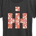 thumbnail image 3 of International Harvester Floral Fill Logo - Women's Short Sleeve Graphic T-Shirt, 3 of 6