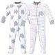 thumbnail image 1 of Hudson Baby - Footie De Forro Polar Para Dormir Y Jugar, Elefantes, 3 A 6 Meses, Ee. Uu., 1 of 1