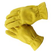 jinwen Biker Gloves Cowhide Work Gloves for Gardening/Cutting/Construction/otorcycle, M M