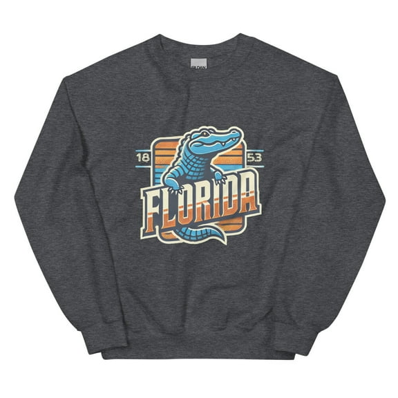 Florida 1853 Vintage Sweatshirt (Dark Heather, S)