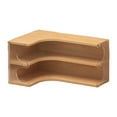 thumbnail image 4 of simhoa Corner Shelf 2 Tier Organization Elegant Space Saving Multipurpose Display Stand wooden color, 4 of 8