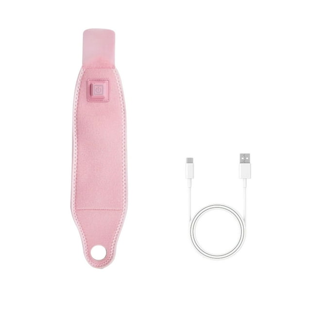 Pink Electric Heating Wrist Guard Hot Compress Warm Keeping Wrist Support For Pain Relief Therapy And Comfort 1Pc 0.13 Lb