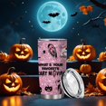 thumbnail image 6 of Scream Tumbler,Scary Movie Halloween Tumbler for Women Girls,Ghostface Tumbler Spooky Vibes 20 OZ Horror Scary Face Theme Decor Insulated Cup with Lid,Vacuum Stainless Steel Coffee Mug Stemless Cup, 6 of 7