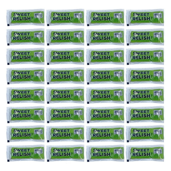 House Recipe Sweet Relish Packet 9 g | Kosher | Pack of 50
