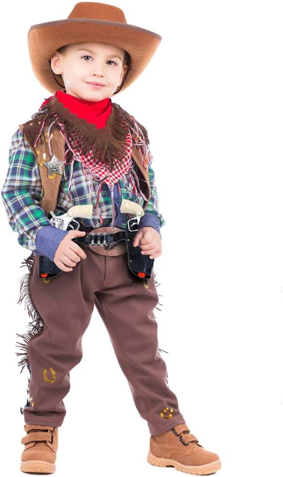 ArtCreativity Western Cowboy Dress-Up Set, 9 Piece Set for Kids
