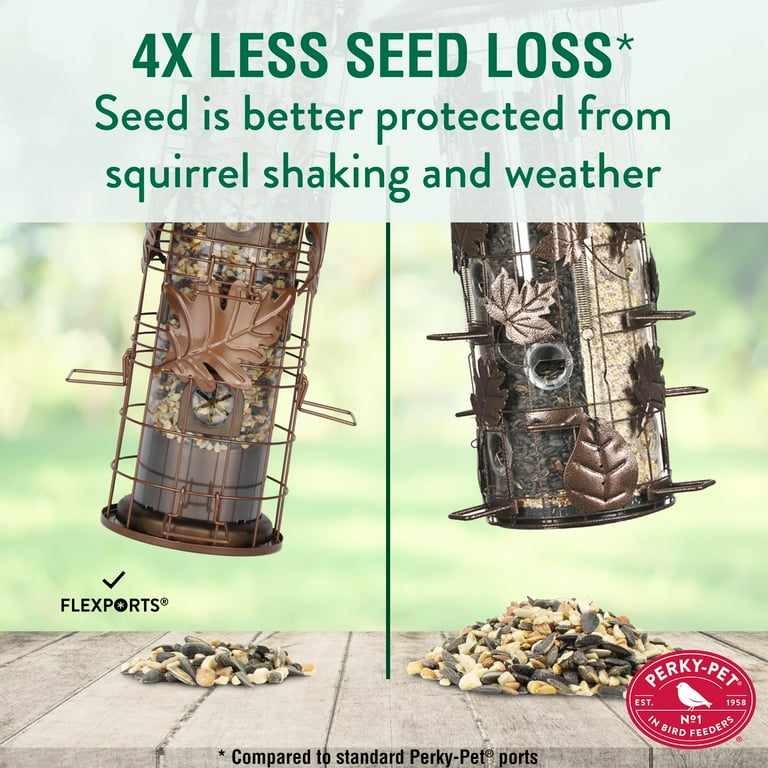 Perky-Pet Squirrel-Be-Gone Max Bird Feeder – 1.75 lb Capacity Perky-Pet Squirrel-Be-Gone Max Bird Feeder – 1.75 lb Capacity
