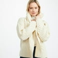 thumbnail image 2 of Merino Wool Cardigan for Women Made By Aran Woollen Mills, 2 of 5