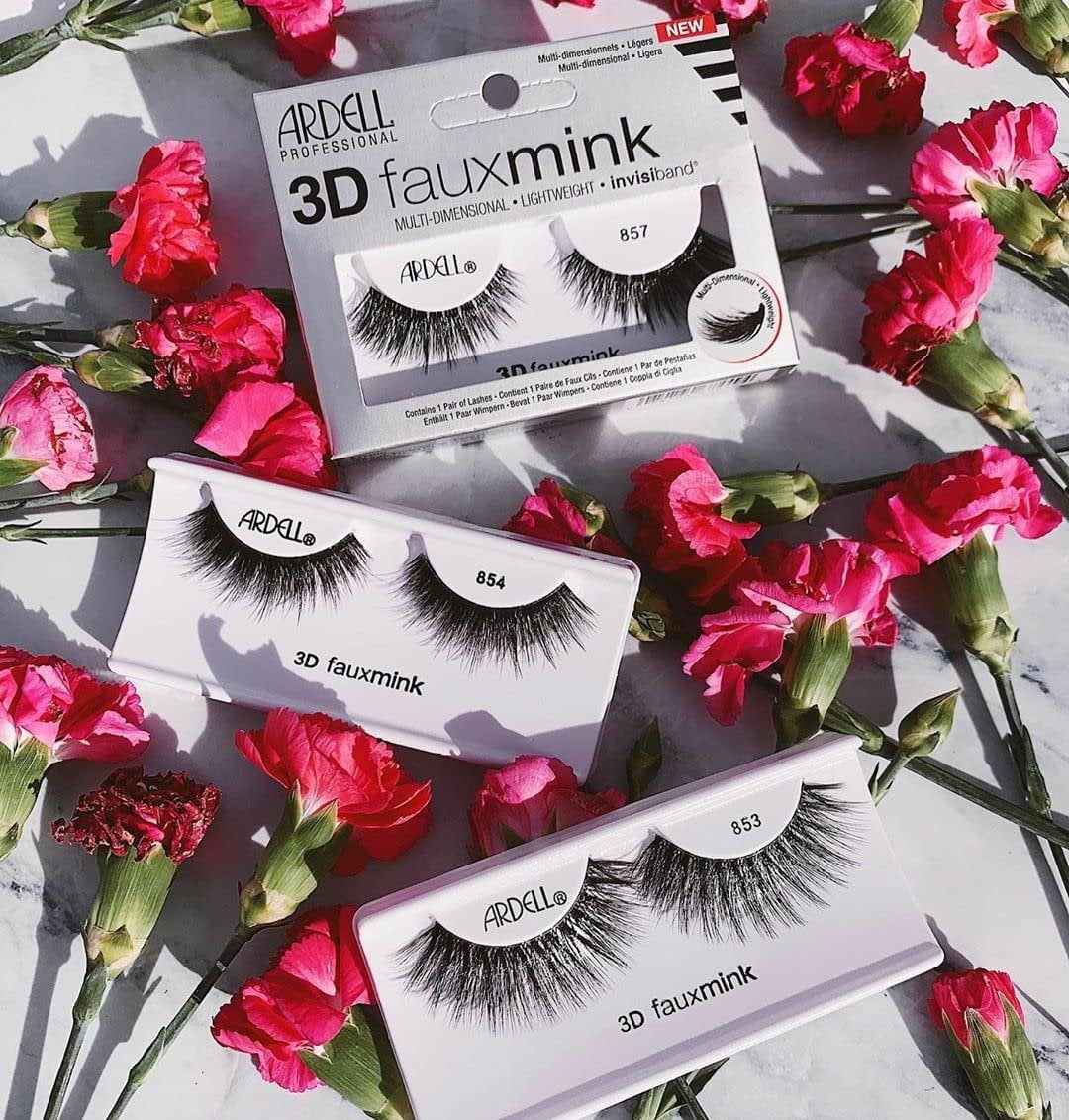 Ardell : Faux cils Simili-Vison 3D 857 Ardell: Une Paire, Faux Cils