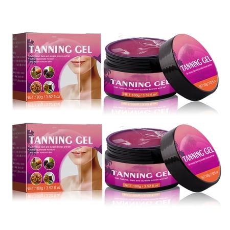 2PCS Long Lasting Sunless Tanning Body Self Tanners Cream Bronze Fake Tan Body Lotion