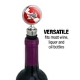 thumbnail image 4 of Angry Shark Scuba Diving Flag Diver  Wine Bottle Stopper, 4 of 8