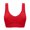 Red, variant on Seamless Sports Bras for Women Built Up Brassiere Tank Top Wireless Stretch Yoga Bra with Removable Pads