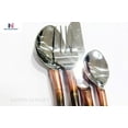 thumbnail image 2 of NauticalMart Wood Stem Silver Cutlery Set Stainless Dinnerware Flatware Medieval Utensil Table decor, 2 of 3