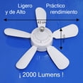 thumbnail image 3 of Foco Ventilador CM-TOP con luz y control remoto 3 modos de luz 19*45cm, 3 of 8