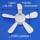 thumbnail image 3 of Foco Ventilador CM-TOP con luz y control remoto 3 modos de luz 19*45cm, 3 of 8