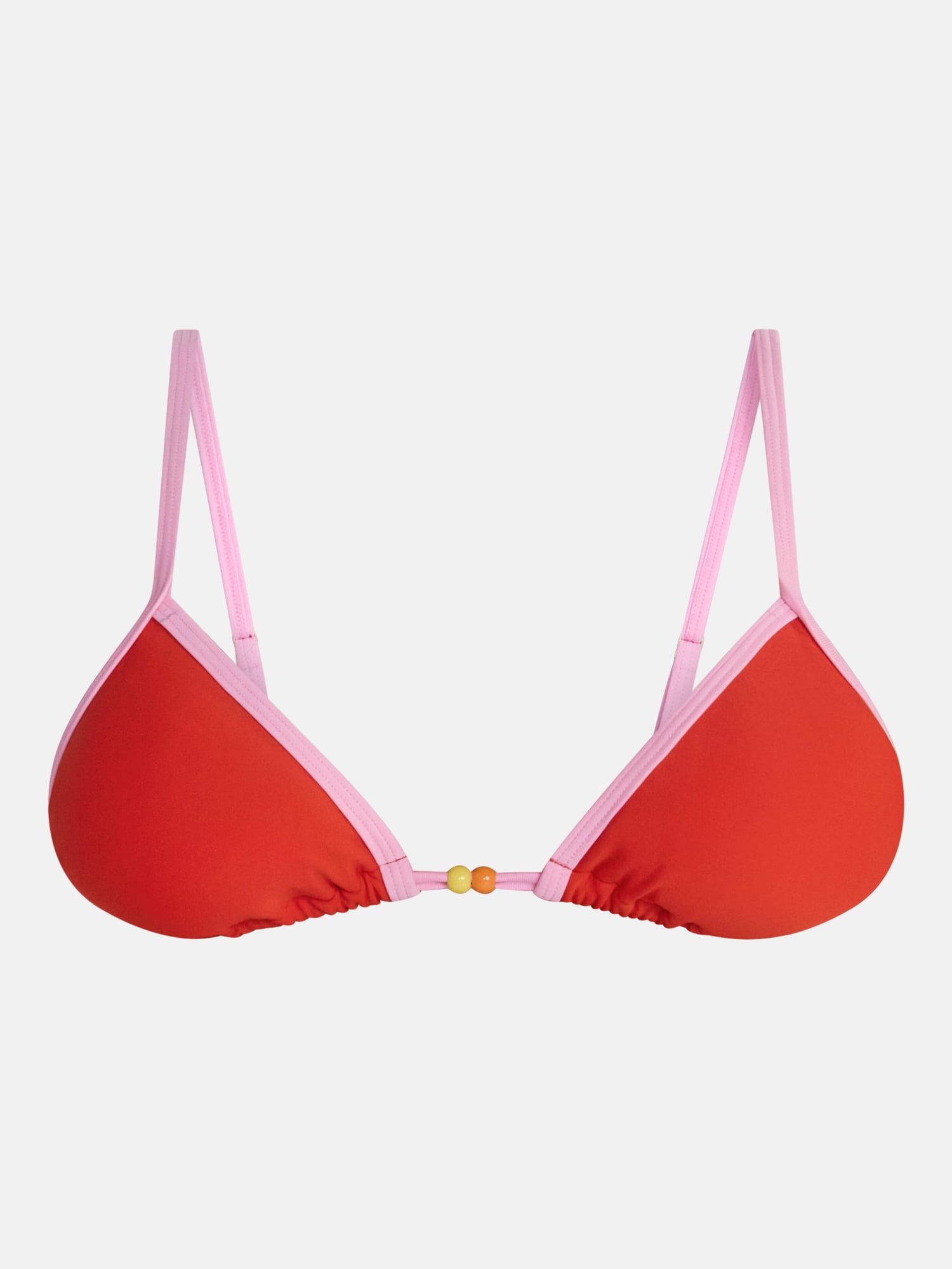 No Boundaries Triangle Halter Bikini Top, Women's XXS-XXL