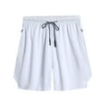 thumbnail image 4 of Youmylove Stylish Mens Shorts Mens Casual Shorts Elastic Drawstring Lightweight Summer Beach Shorts With Pockets Swimmming Beach Shorts, 4 of 4