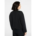 thumbnail image 5 of Avia Women's ScubaKnit Bubble Hem Bomber Jacket, Sizes XS-XXXL, 5 of 7