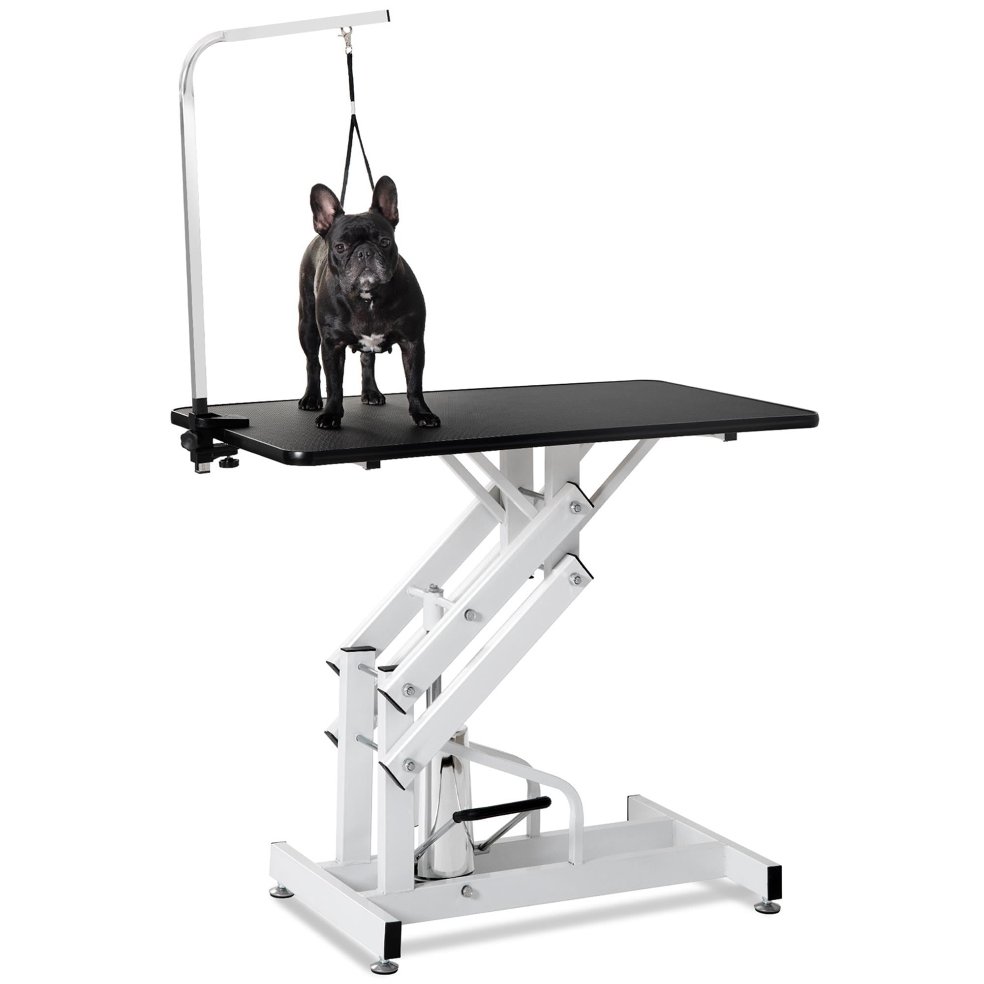 Pefilos 42" Pet Grooming Table for Dogs Cats, Z-Lift Adjustable Heavy Type Hydraulic Grooming Table, Foldable Dog Grooming Table for Home, Purple Pefilos 42" Pet Grooming Table for Dogs Cats, Z-Lift Adjustable Heavy Type Hydraulic Grooming Table, Foldable Dog Grooming Table for Home, Purple
