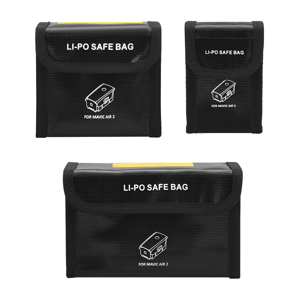 For DJI Mavic Air 2 Lipo Battery Safe Storage Bag Explosion-proof Protector X9N9 