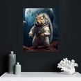 thumbnail image 4 of Nawypu Funny Astronaut Squirrel Wall Art-Bathroom Wall Art-Humor Animals Bathroom Artwork Prints-Futuristic Animal Wall Art Print for Living Room, Bathroom, Bedroom, Kids Bathroom Decor, 4 of 4
