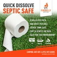 Biodegradable Toilet Paper For Septic Tanks RV Toilet Paper, Septic Tank HYZ01 Safe-MADE IN THE USA- 8 Rolls,2-Ply