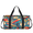 Multicolour 2, variant on Funny Skull Skeleton Travel Duffle Bag Sports Yoga Weekender Overnight Carry on Workout Bags Lightweight Waterproof Gym Tote Bag for Women American Flag
