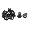 thumbnail image 5 of 10 Pcs 6mm Dia Shaft Hole Plastic Potentiometer Rotary Control Knobs Caps Black, 5 of 5