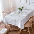 thumbnail image 2 of White And Gold Pattern Marble Table Cloth Waterproof Dining Tablecloth Kitchen Decorative Coffee Cuisine Party Table Cover, 2 of 7