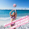 thumbnail image 2 of Saretas de voleibol, tamaño oficial, suaves al tacto, para interiores y exteriores, 2 of 7