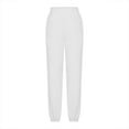 thumbnail image 4 of Sweatpants for Women Loose Wide Leg Cinched Bottom 2024 Trendy Joggers Pants with Pockets Cotton Loungewear White,L, 4 of 6