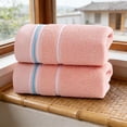 thumbnail image 6 of Hand Towels for Bathroom, 13x29 Inch Premium 100% Cotton Absorbent Face Towel, Pink, 6 of 7