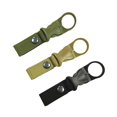 thumbnail image 3 of Yuarrent Botella de agua colgante hebilla cincha mochila anillo soporte mosquetón al aire libre senderismo viajar escalada accesorios de pesca Ciclismo Caqui, 3 of 6