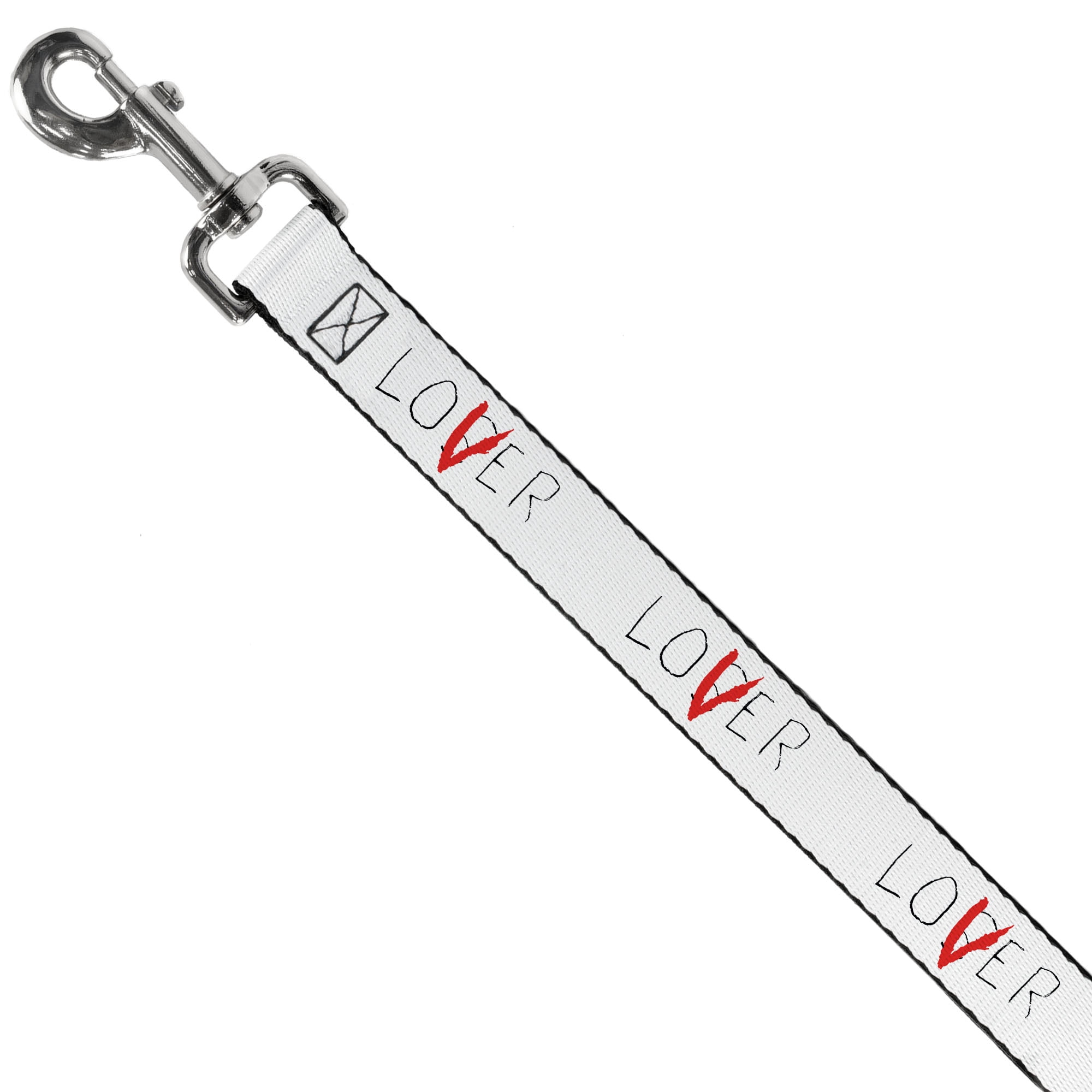 Warner Bros. Horror Movies Pet Leash, Dog Leash, It Chapter Two Loser Lover Quote, 6 Feet Long 1.0 Inch Wide